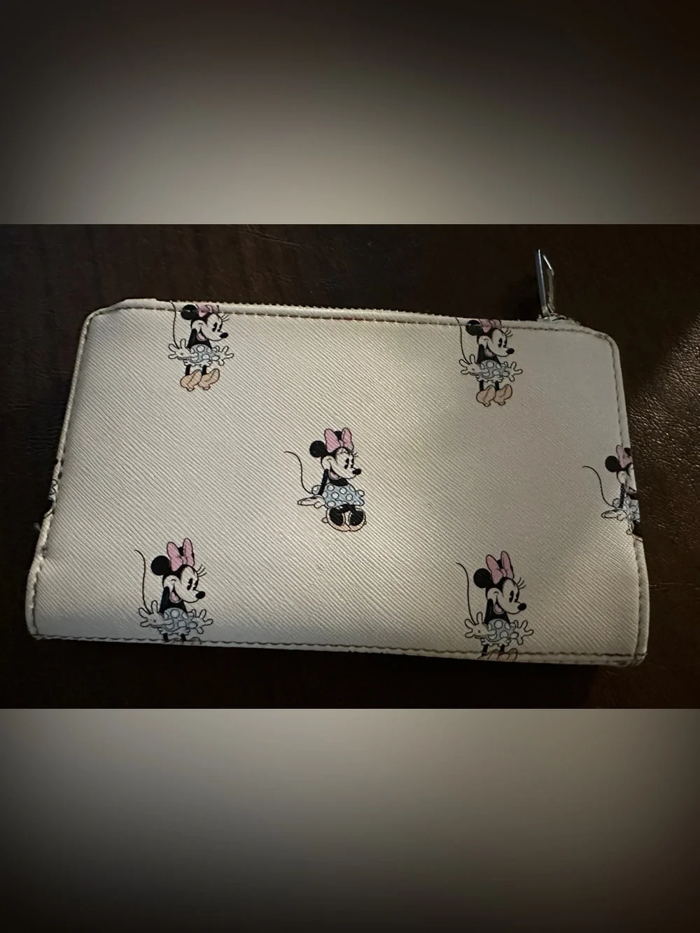 Disney x Loungefly Mini Wallet - *White Minnie Mouse Print*